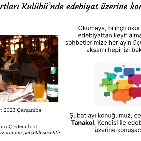 Kitap Kurtları Kulübü Edebiyat Sohbetleri: Murat Tanakol ile “Edebiyat ve Çeviri Üzerine”