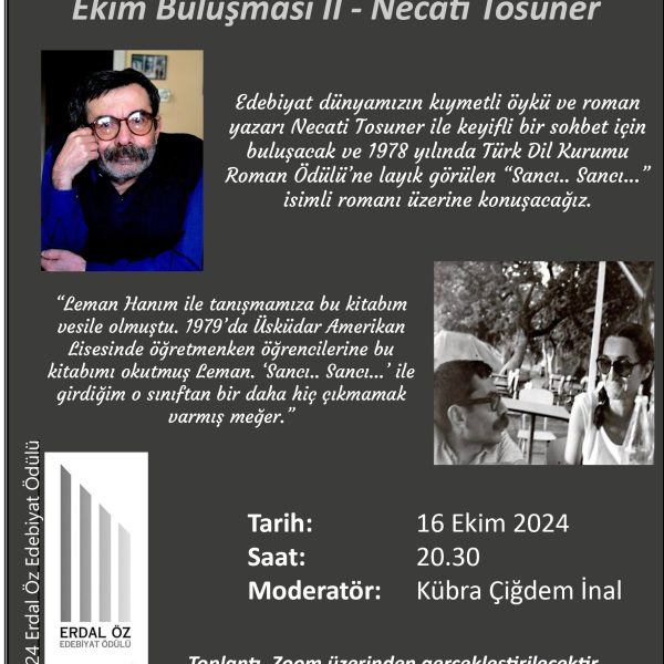 Kitap Kurtları Kulübü Ekim Buluşması – II: Necati Tosuner