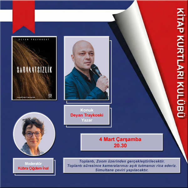 Kitap Kurtları Kulübü Buluşmaları Mart 2026 – I – Deyan Traykoski