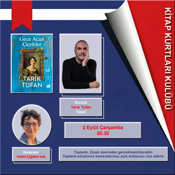 Kitap Kurtları Kulübü Buluşmaları Eylül 2026 – I – Tarık Tufan