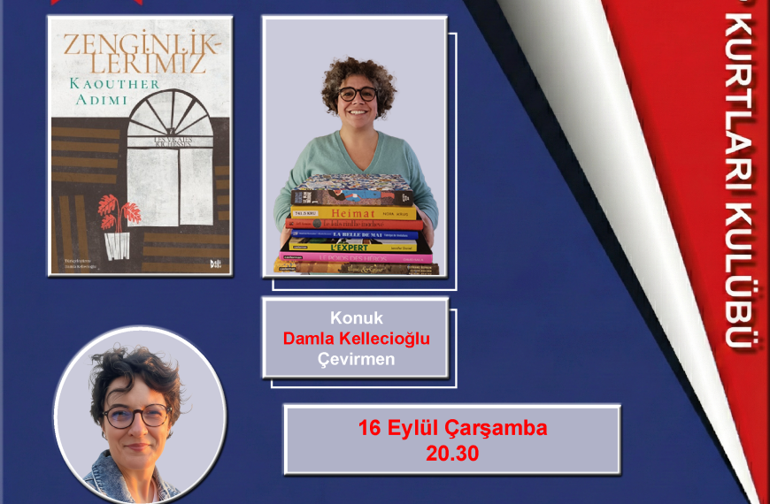 Kitap Kurtları Kulübü Buluşmaları Eylül 2026 – II – Damla Kellecioğlu