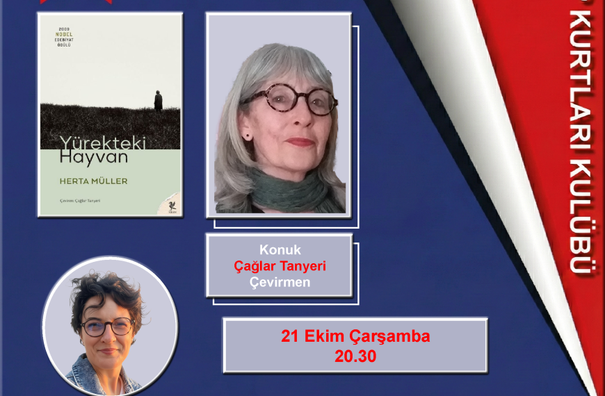 Kitap Kurtları Kulübü Buluşmaları Ekim 2026 – II – Çağlar Tanyeri